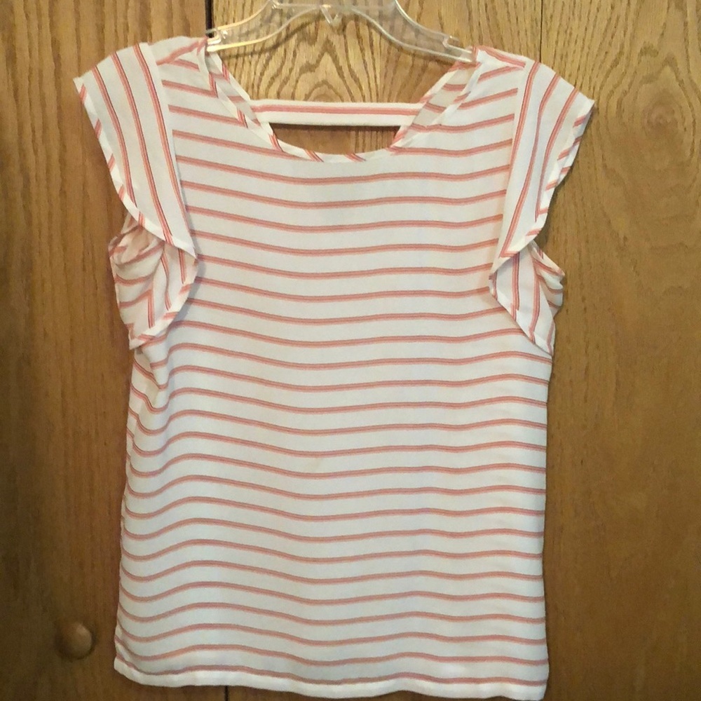 LOFT blouse striped size XS